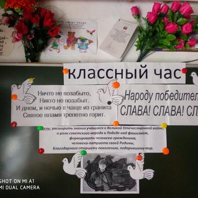 Классный час: «Имя твое неизвестно, подвиг твой бессмертен».